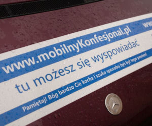 Spowiedź w samochodzie, mobilny konfesjonał