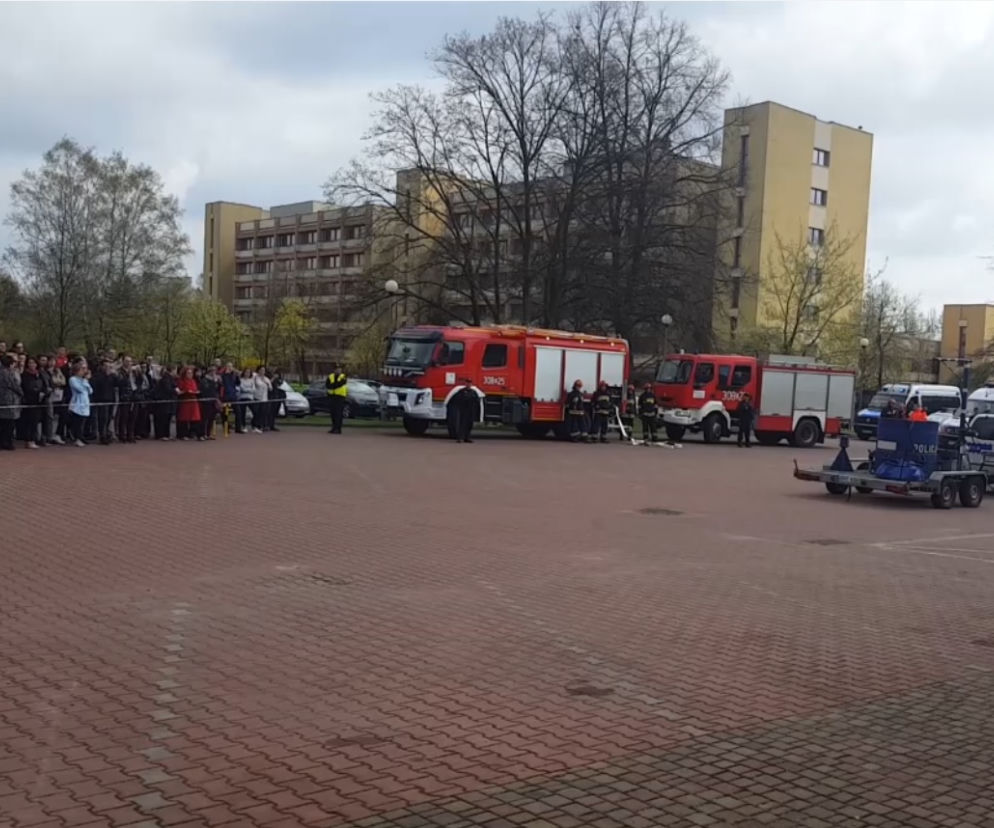 Wyglądało groźnie, ale na szczęście to były tylko ćwiczenia
