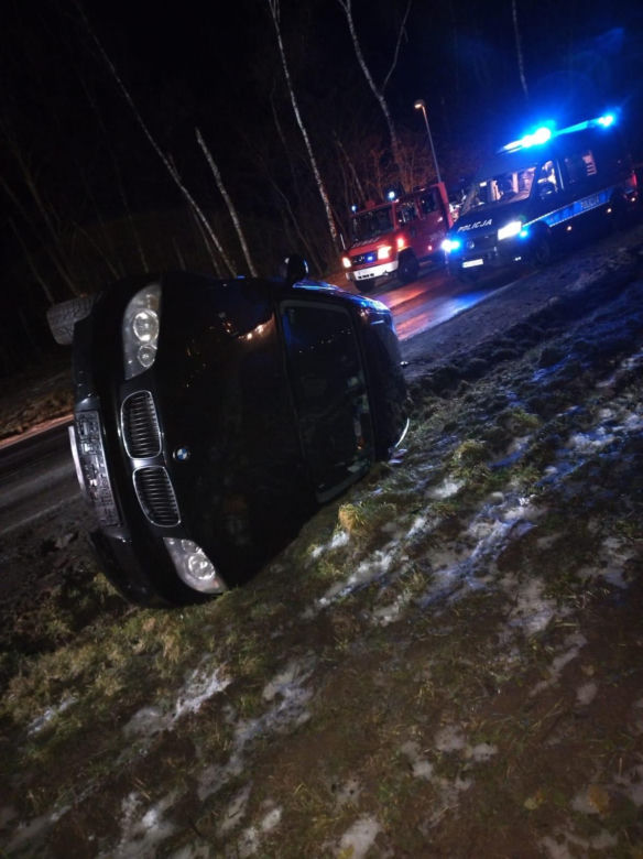 Poważny wypadek w Chełmży. Poszkodowany trafił do szpitala