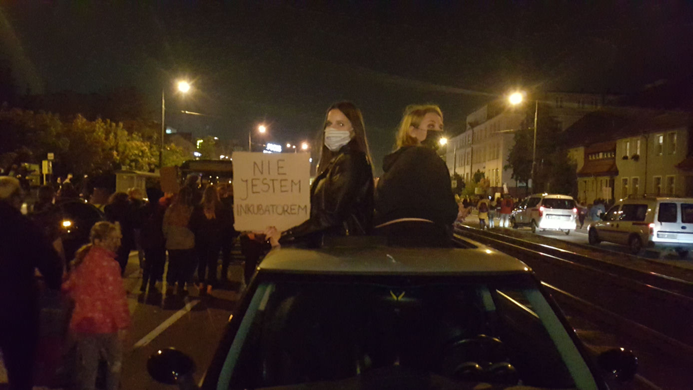 Protest w centrum Bydgoszczy