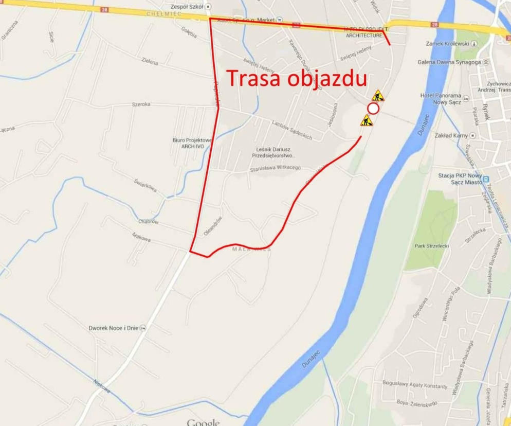 Ulica Starowiejska będzie częściowo zamknięta. Dla samochodów wyznaczono objazdy