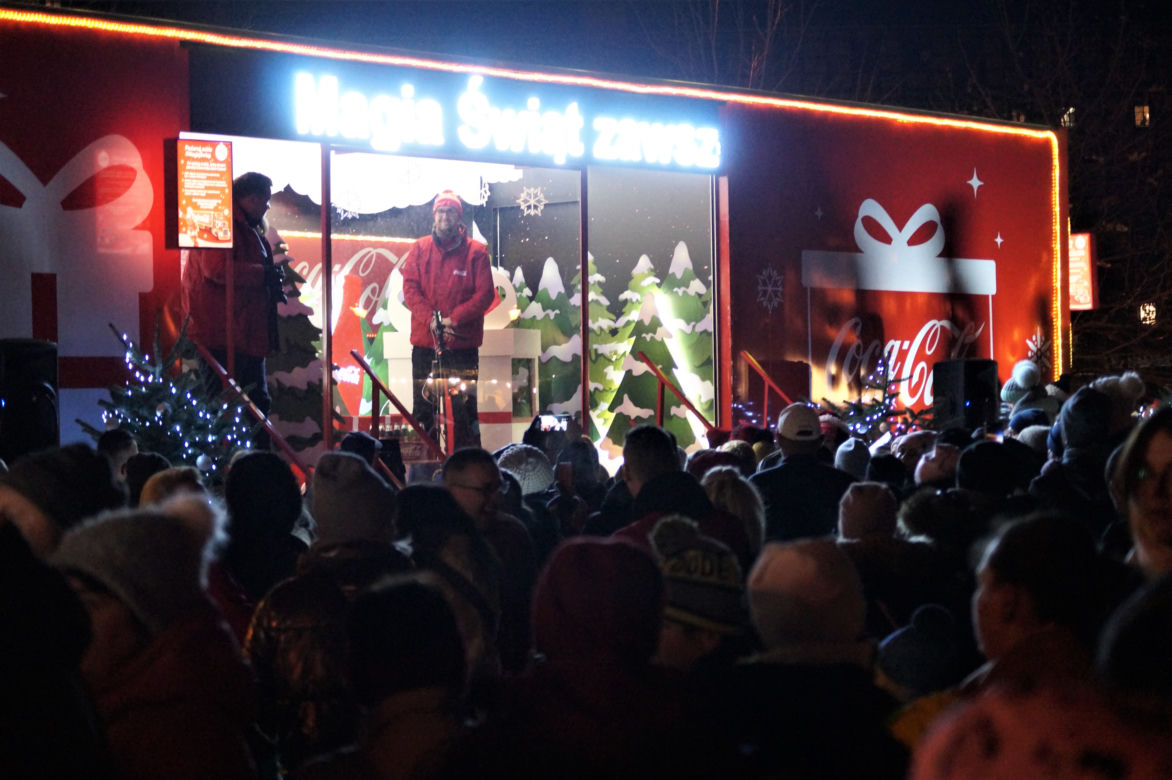Ciężarówka Coca-Coli w Bydgoszczy [GALERIA]