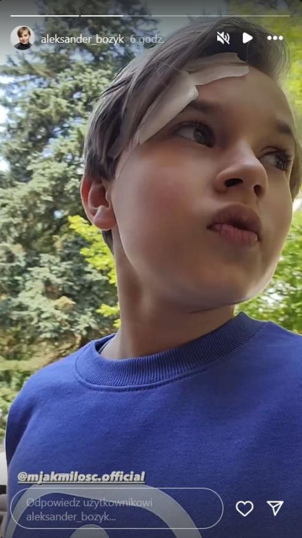 M jak miłość nowy sezon na planie. Misiek (Aleksander Bożyk)