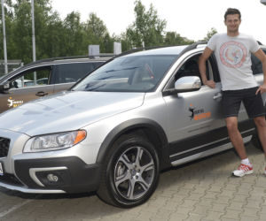 Michał Winiarski jeździ Volvo XC70 