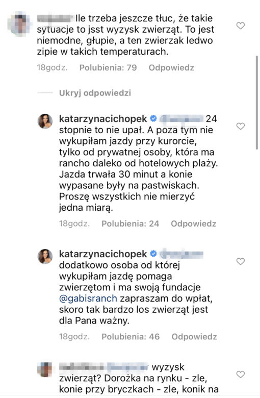 Kasia Cichopek dosiadła konia na Dominikanie