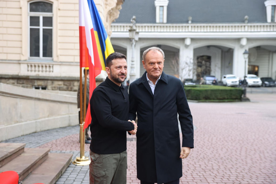 Donald Tusk we Lwowie