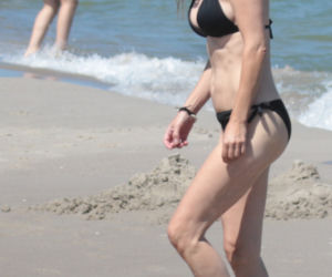 Wenus z Juraty czyli Agnieszka Dygant na plaży