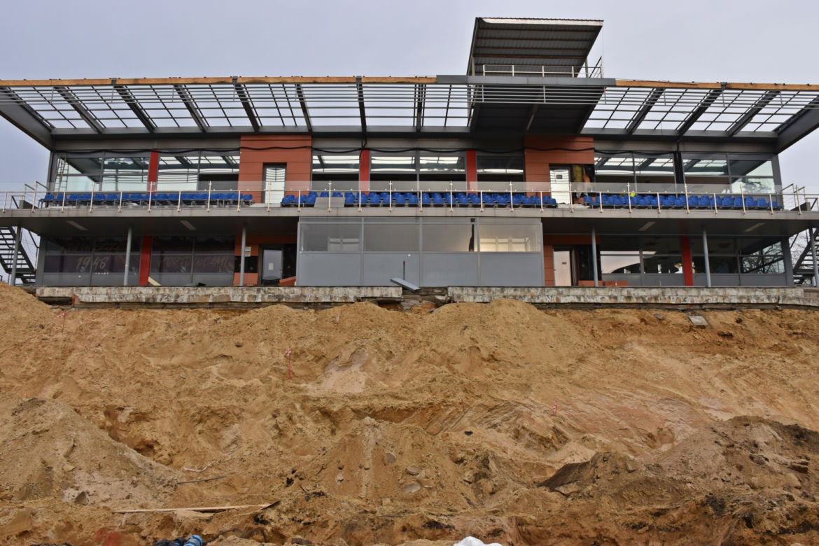 Budowa stadionu w Szczecinie - grudzień 2020