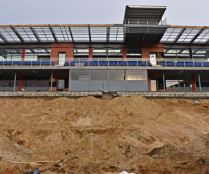 Budowa stadionu w Szczecinie - grudzień 2020