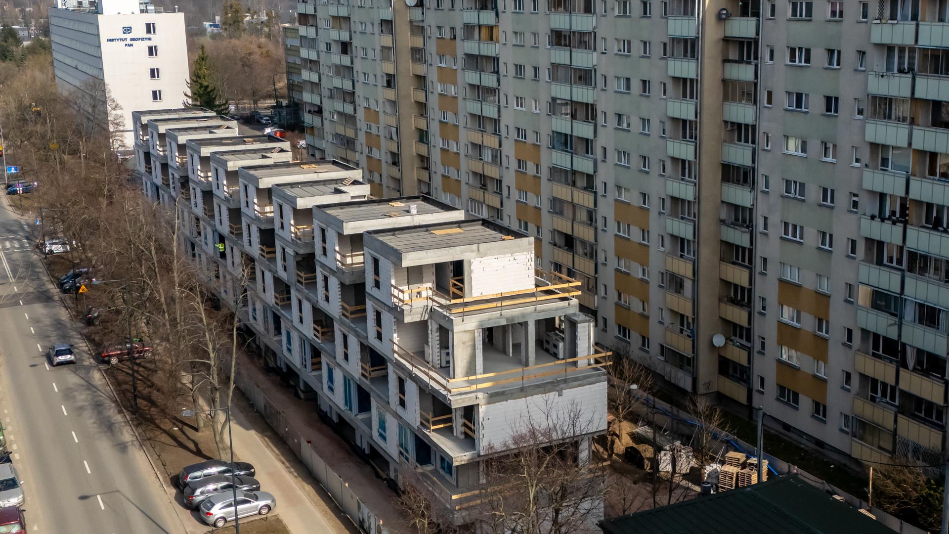 Wola Księcia Janusza w Warszawie w budowie