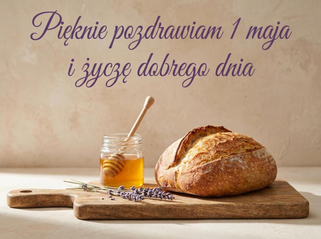 kartka na dzień dobry 1 maja