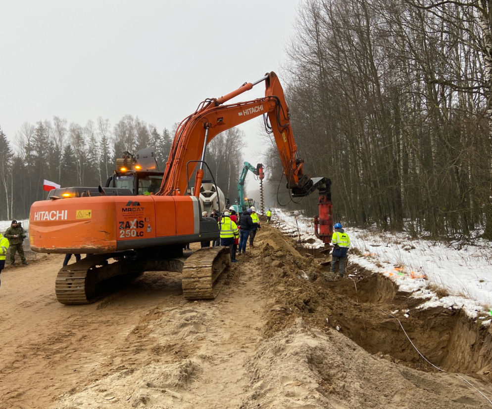 Budują mur na granicy polsko-białoruskiej