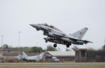 Myśliwiec Eurofighter Typhoon GR4 z 12. Eskadry RAF