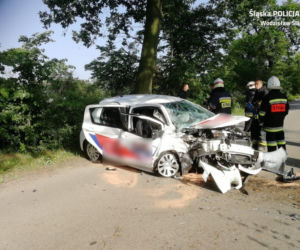 Wypadek pijanej 22-latki