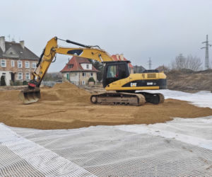 Budowa węzła Granitowa - styczeń 2020