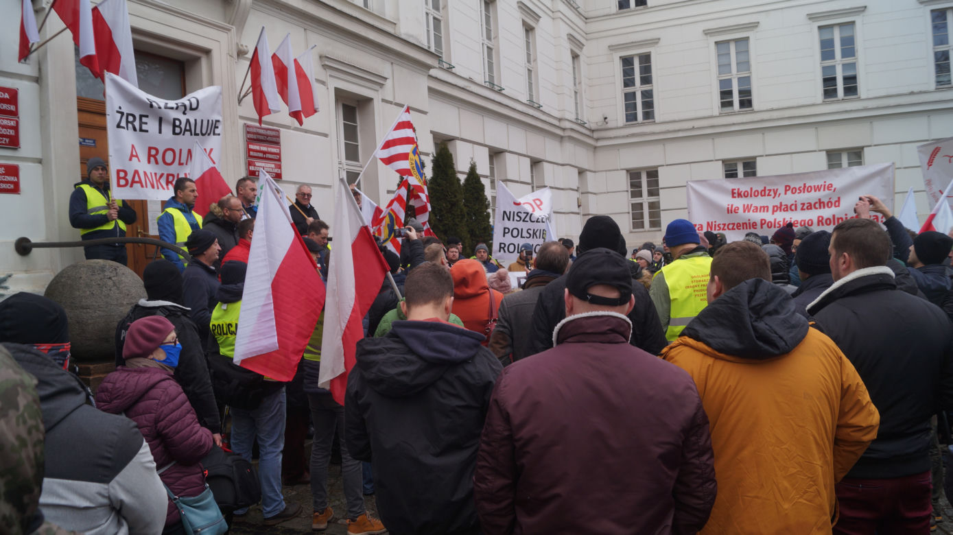 Strajk rolników w Bydgoszczy [ZDJĘIA]