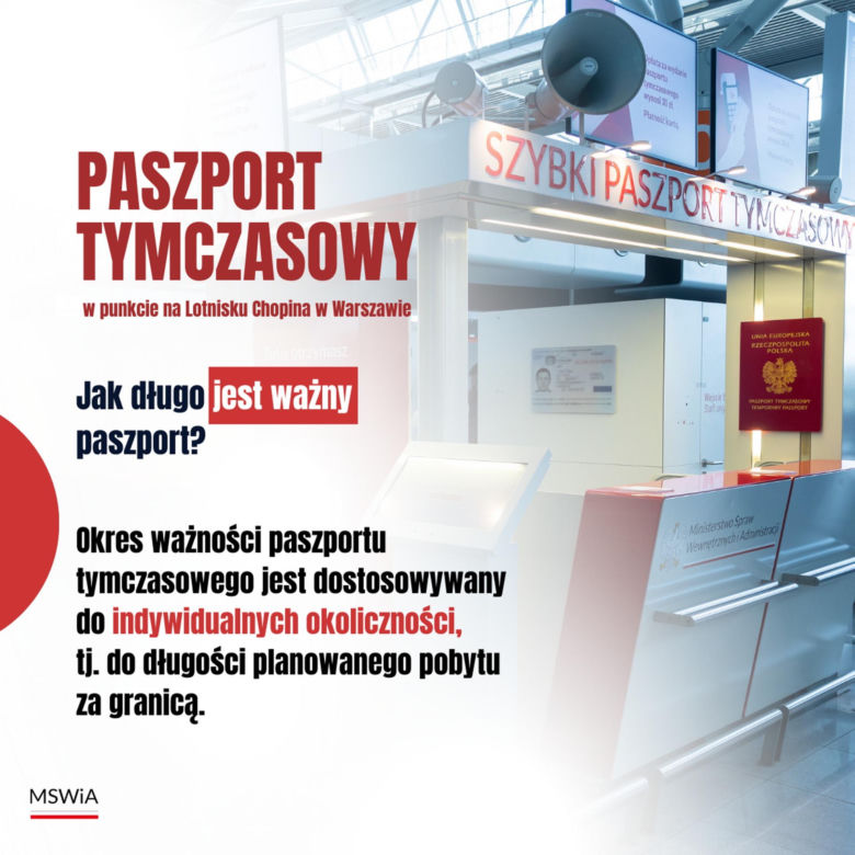 Pytania i odpowiedzi (Q&A) dotyczące szybkiego paszportu tymczasowego na Lotnisku Chopina