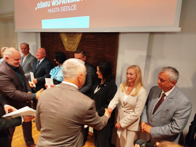 W 2026 roku w konkursie Ośmiu Wspaniałych Miasta Siedlce przyznano nagrody 9 Laureatom i 5 Wyróżnionym