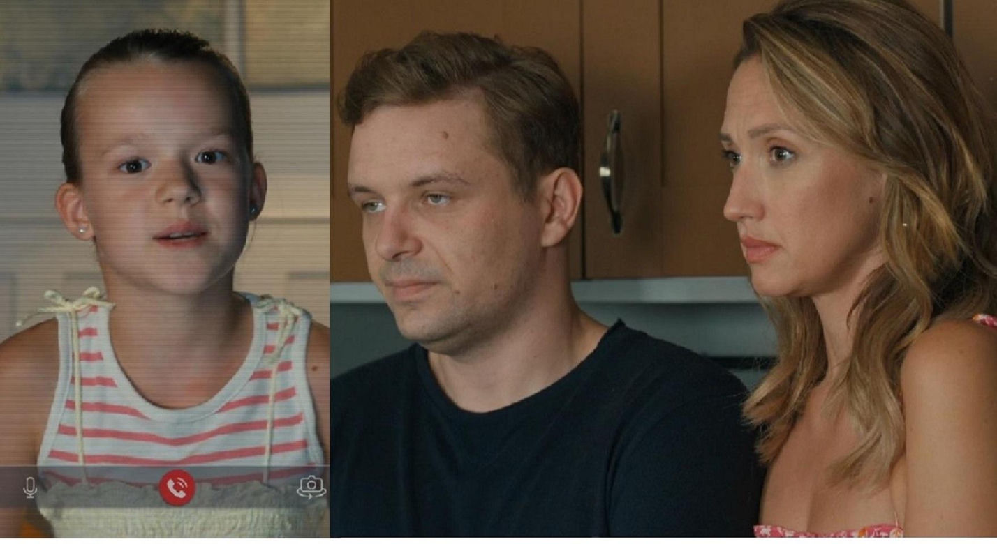 Barwy szczęścia, odcinek 3175. Marysi (Nina Szumowska), Hubert (Marek Molak), Asia (Anna Gzyra)