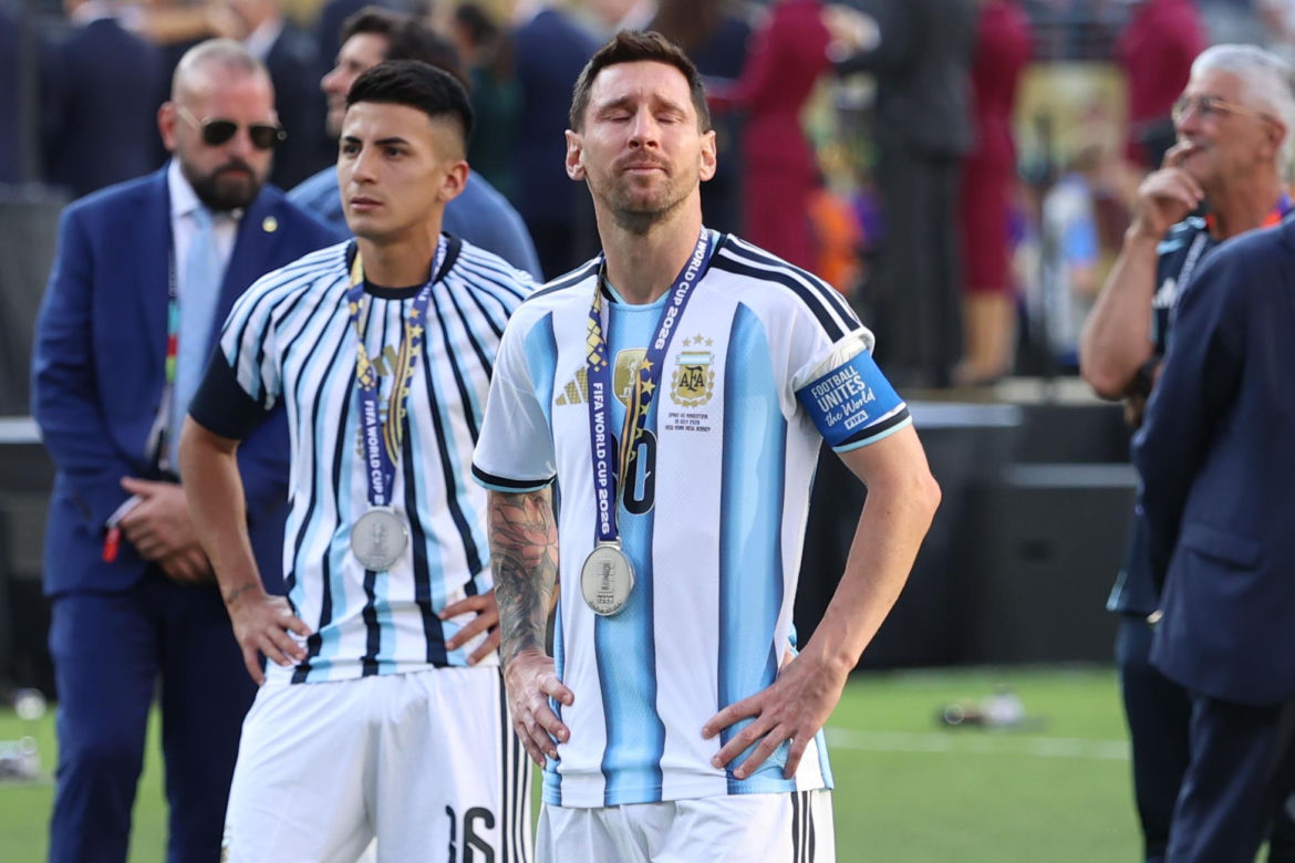 Zapłakany Leo Messi po finale MŚ 2026
