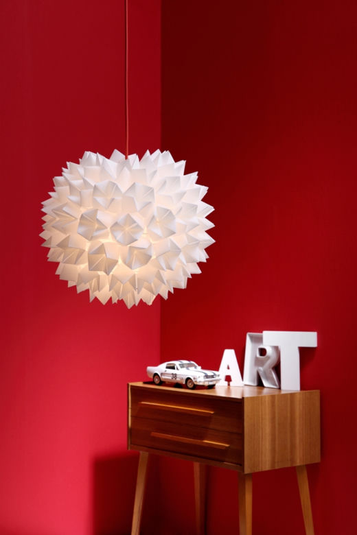 DIY: lampa origami