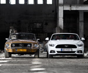 Ford Mustang Convertible 1968 & Ford Mustang Convertible 2015