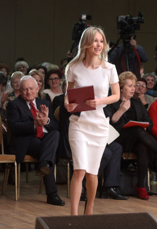Ogórek chwaliła się mocnymi plecam