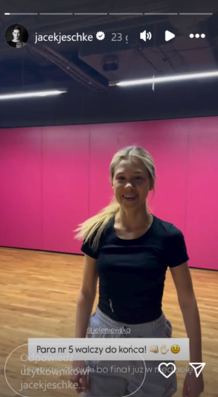 Maria Jeleniewska i Jacek Jeschke przed finałem "TzG"