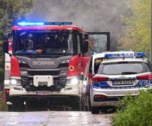 Pożar przy ul. Judyma w Szczecinie
