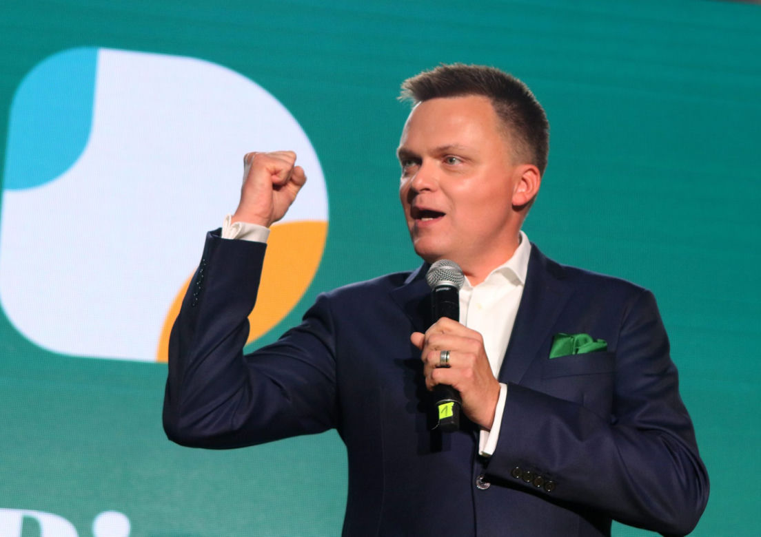 Szymon Hołownia.  I Kongres Ruchu Polska 2050