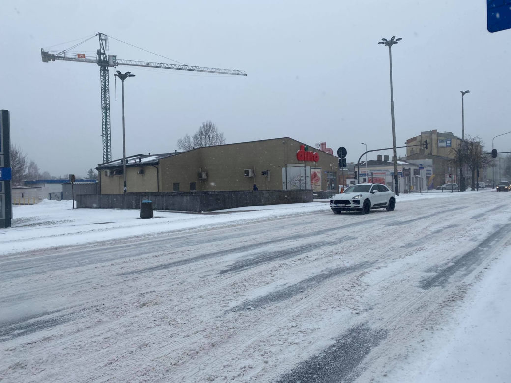 Atak zimy w Łodzi - 8.02.2021