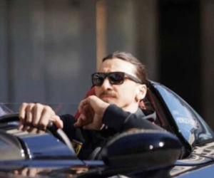 Zlatan Ibrahimović w Ferrari Monza SP2