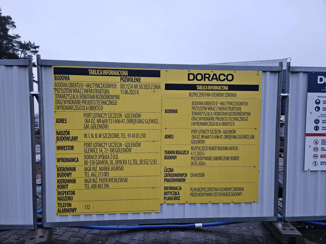 Budowa nowego terminala na lotnisku w Goleniowie