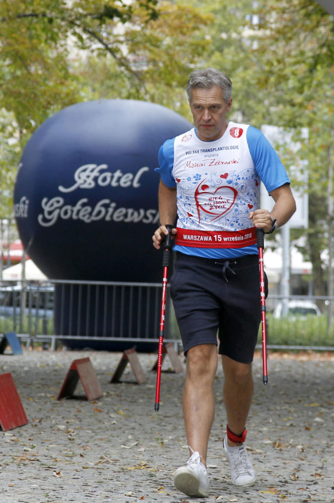 Michał Żebrowski w formie życia