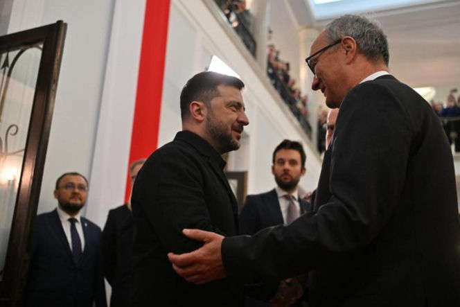 Wołodymyr Zełenski w polskim Sejmie