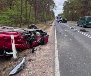 Wypadek na DK-76 w powiecie garwolińskim