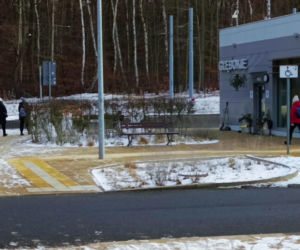 Rzeźby ze śniegu na pętli Głębokie