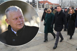 Szokujące sceny na miesięcznicy smoleńskiej! Marek Suski w akcji! 