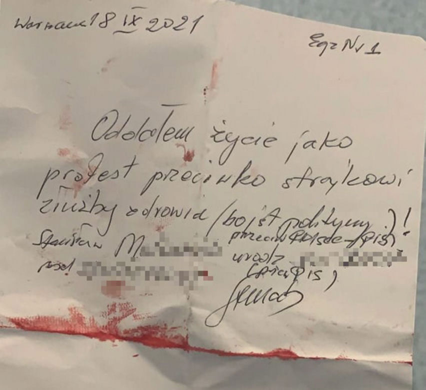 Zastrzelił się w Białym Miasteczku. List zmarłego