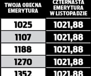 14. emerytura co roku