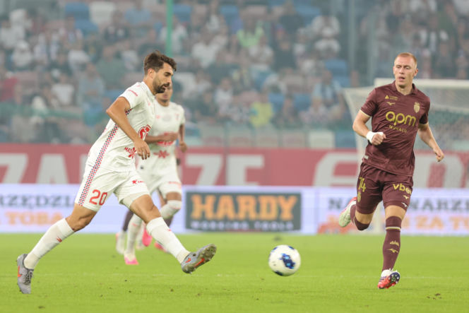 Górnik Zabrze - AS Monaco: Zdjęcia kibiców i zawodników z meczu eliminacji Ligi Konferencji