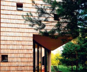 Dom pachnący modrzewiem