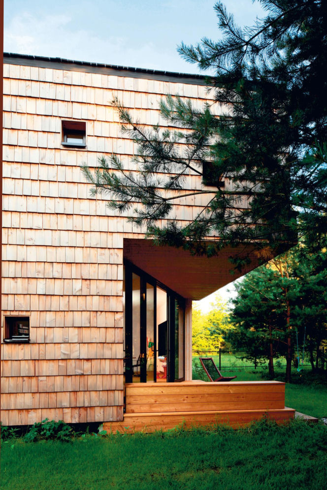 Dom pachnący modrzewiem