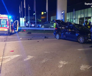 Wypadek w Bielsku-Białej, nie żyje motocyklista