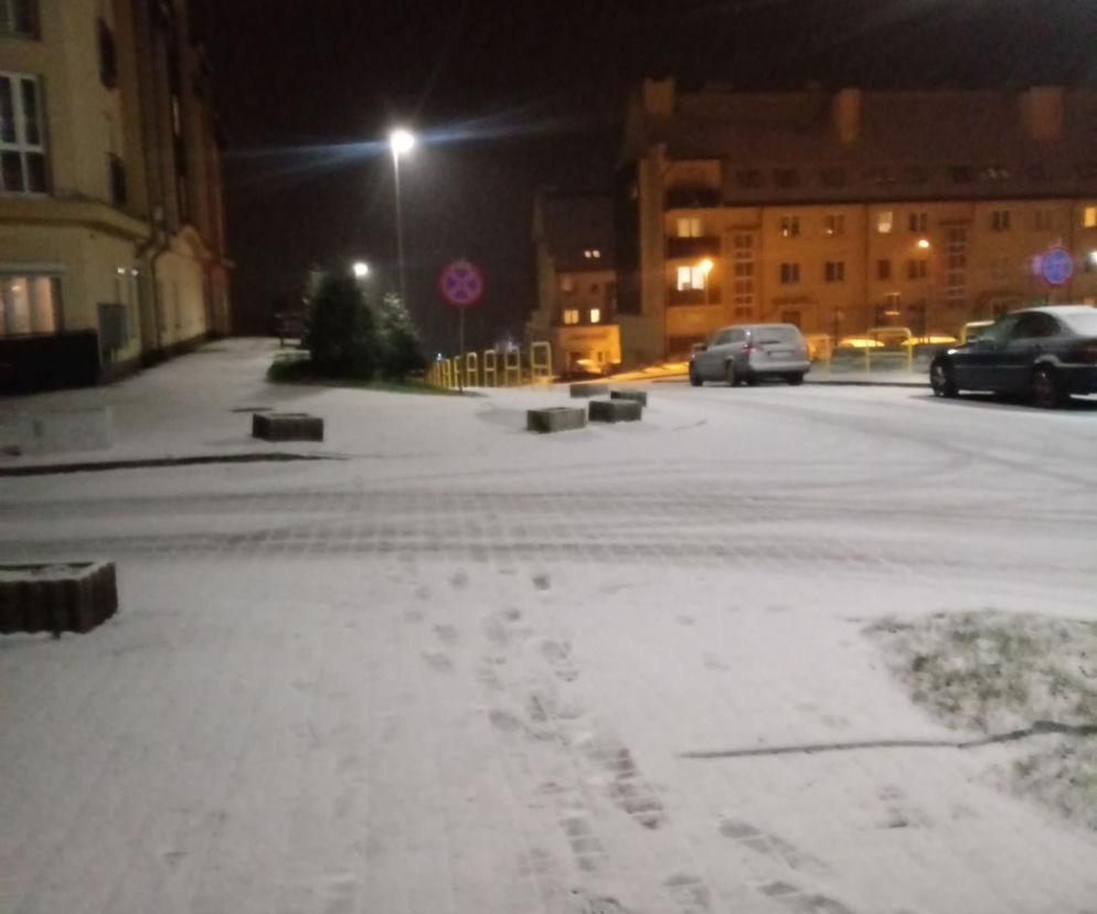 Atak zimy na Warmii i Mazurach