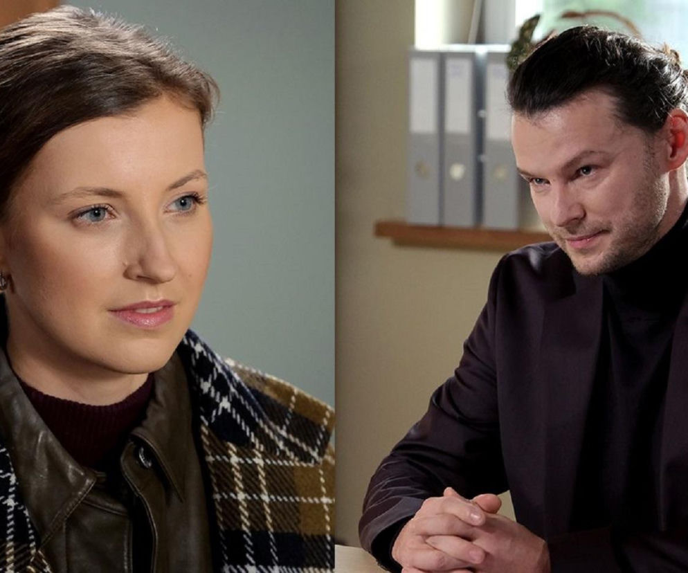 M jak miłość odc. 1927. Natalka (Dominika Suchecka), Mikołaj Lipiński (Mateusz Kościukiewicz)