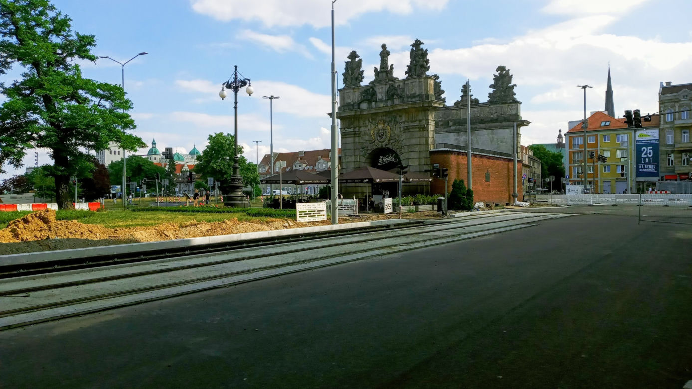"Torowa rewolucja" w Szczecinie - czerwiec 2021