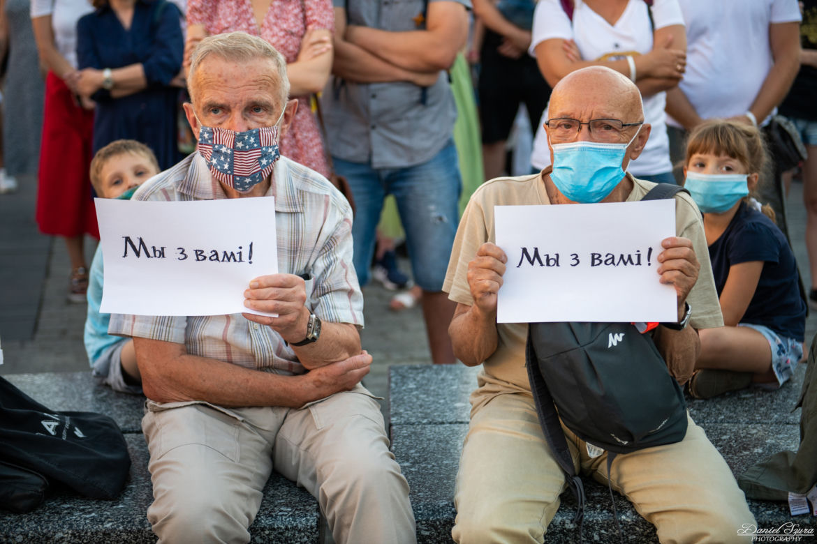 Kraków solidarny z Białorusią