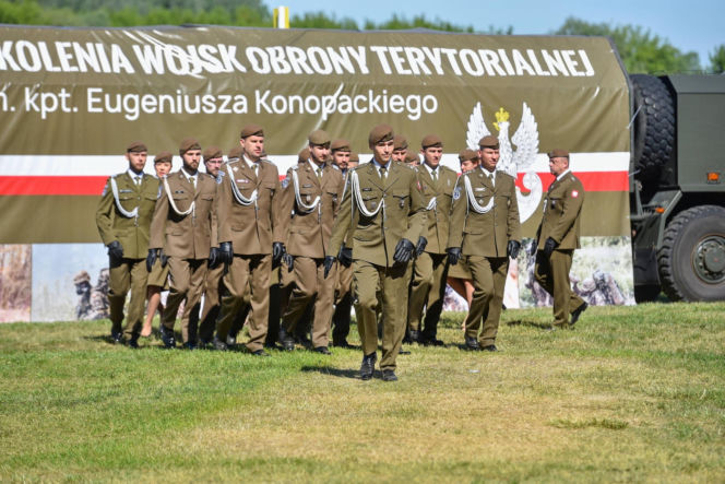 Pierwsze święto Centrum Szkolenia Wojsk Obrony Terytorialnej