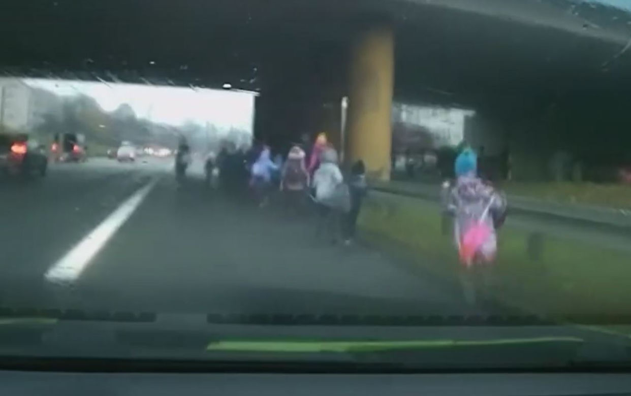 Dzieci z opiekunami biegały po DTŚ w Chorzowie